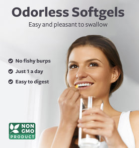 Emballage du complément Omega 7 Healths Harmony