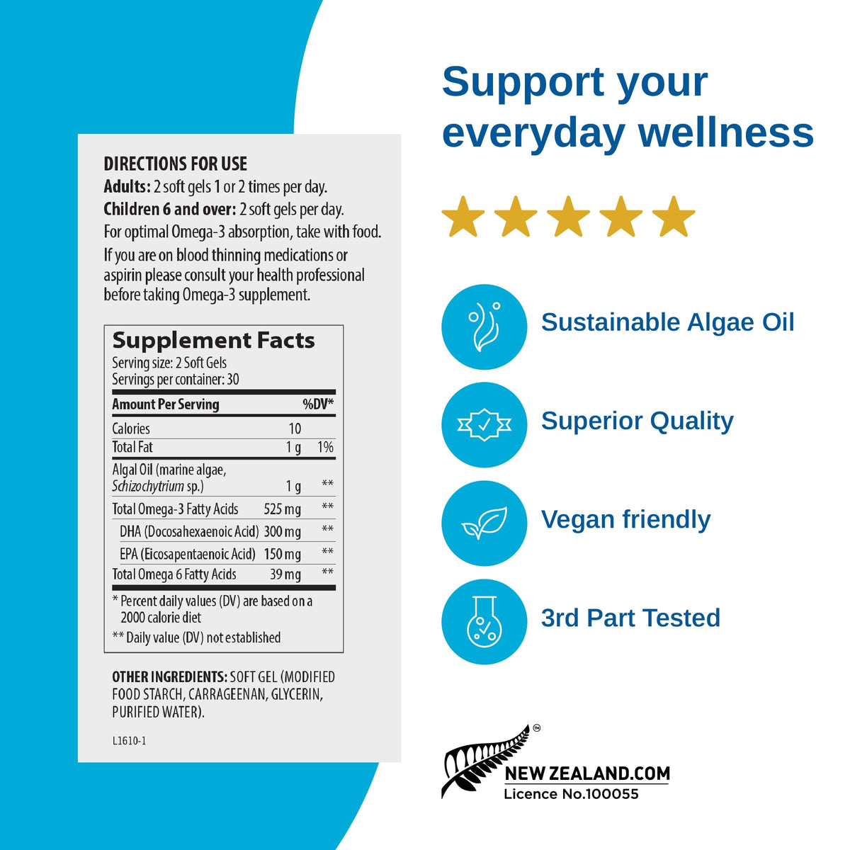 Emballage du complément Xtendlife Omega-3