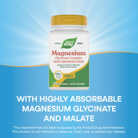 Emballage du Complexe de Glycinate de Magnésium Nature's Way