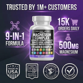 Emballage du complexe de magnésium Clean Nutraceuticals ouvert
