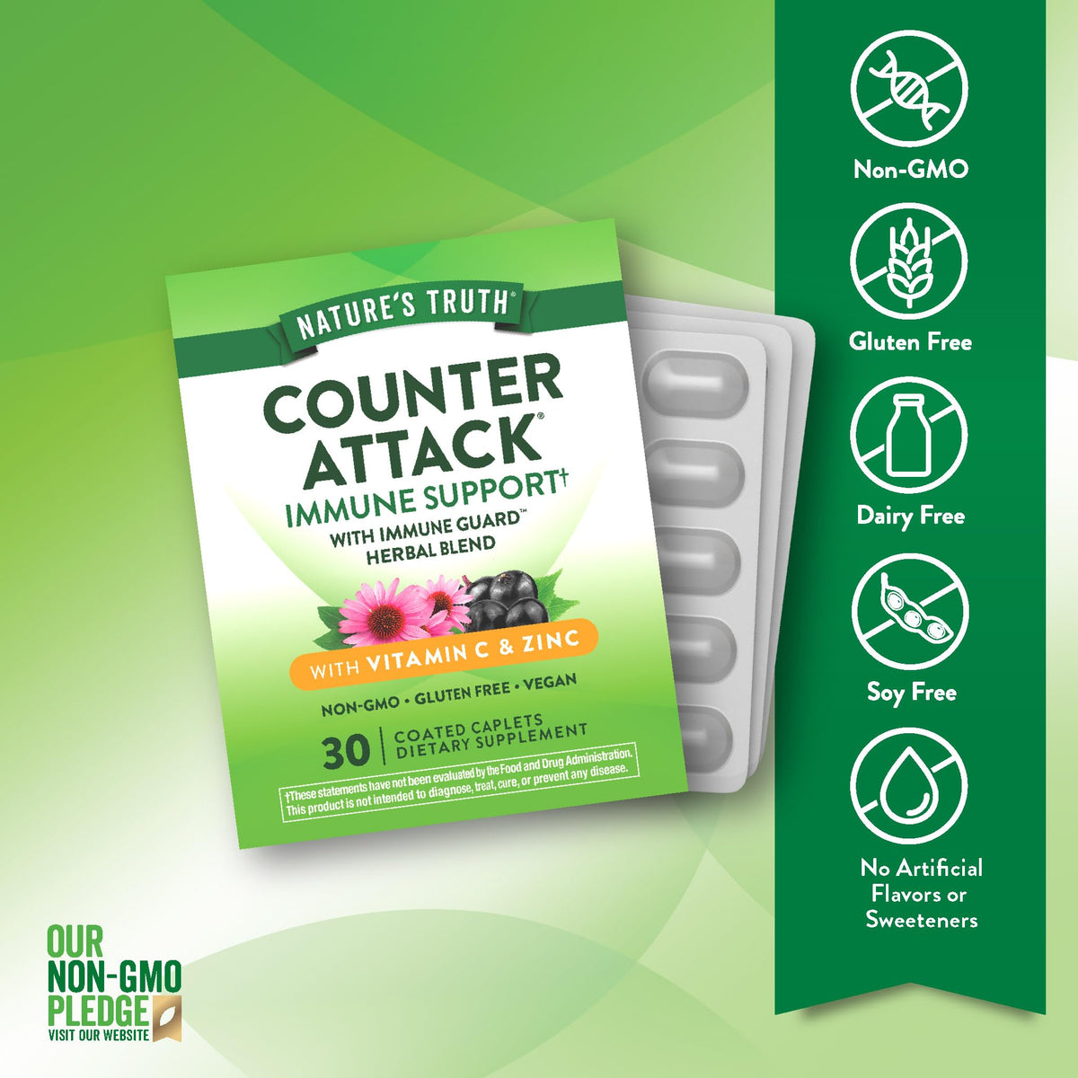 Emballage du Complexe de Soutien daily wellness de Nature's Truth