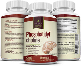 Emballage du complexe PhosphatidylCholine de Botanica Research