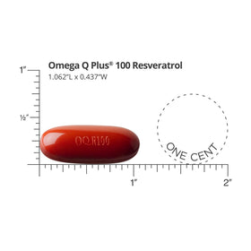 Emballage du Dr. Sinatra Omega Q Plus 100 Resveratrol