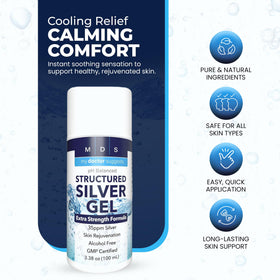 Emballage du gel colloïdal argent structuré My Doctor Suggests 35ppm