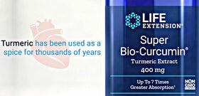 Emballage du Life Extension Super Bio-Curcumin avec ingrédients détaillés