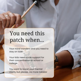 Emballage du Patch de Concentration The Patch Remedy