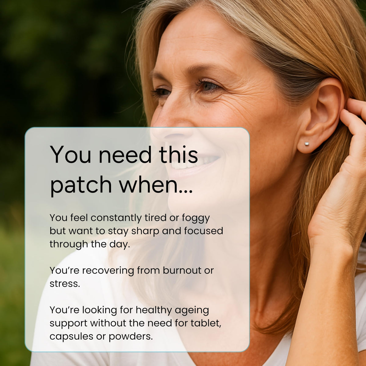 Emballage du Patch NAD+ The Patch Remedy