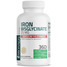 Emballage du produit Bronson Fer Bisglycinate 25 mg