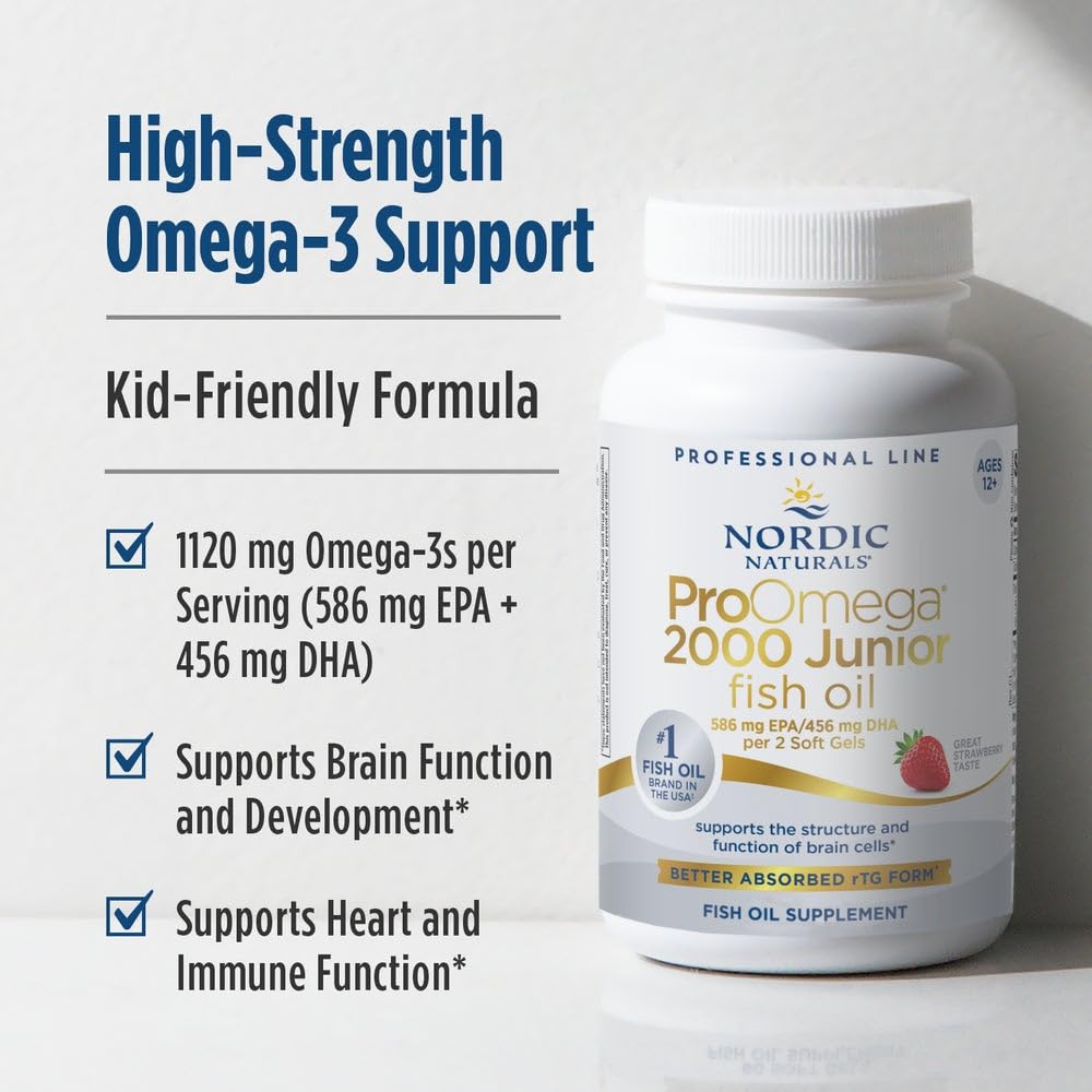 Emballage du ProOmega 2000 Jr. de Nordic Naturals