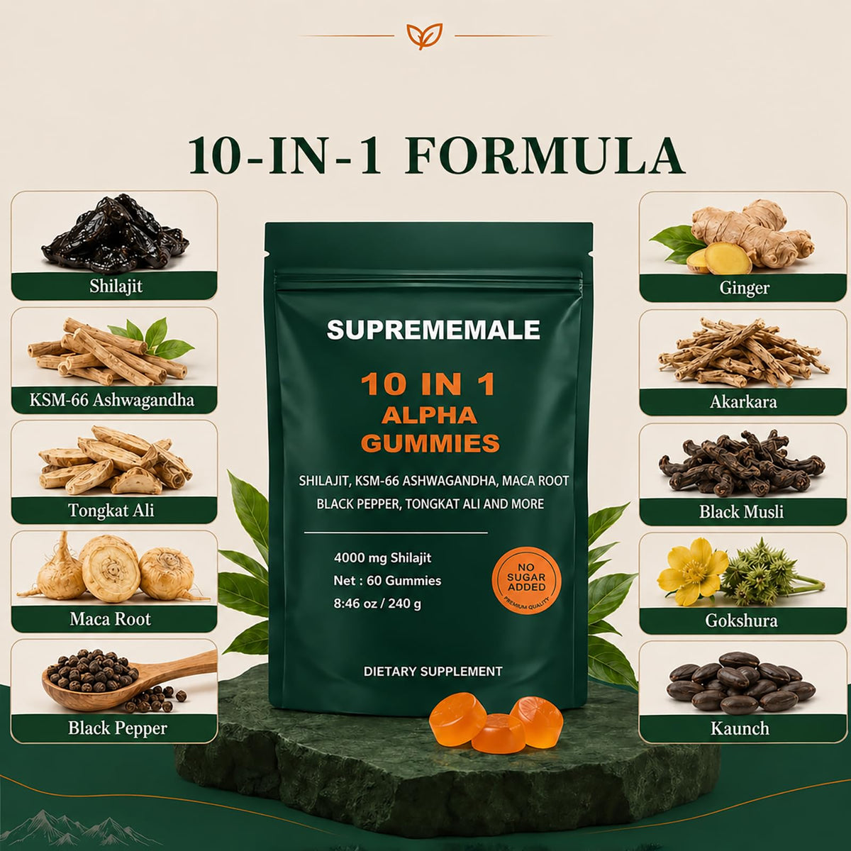 Emballage du Shilajit WXDOAU 91g