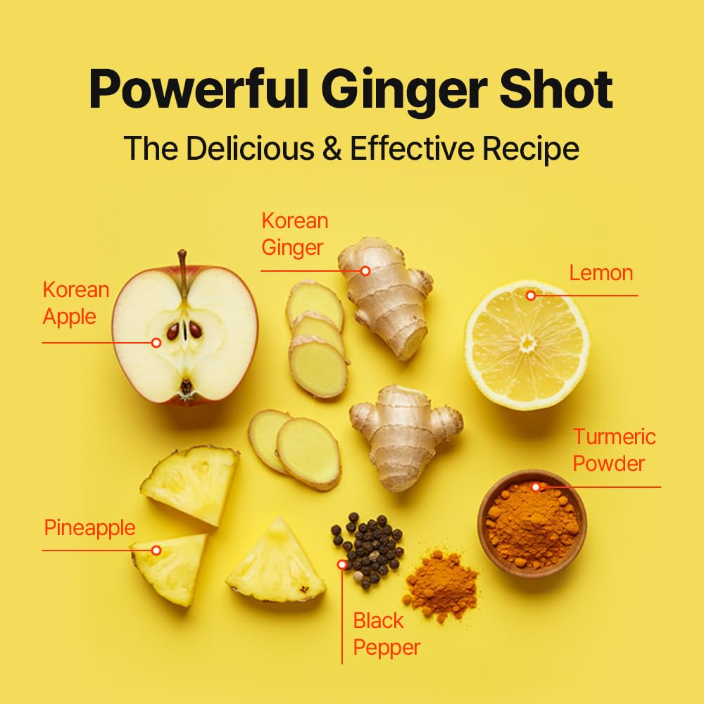 Emballage du Shot de Gingembre DASHIN avec étiquette