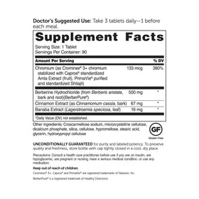 Emballage du supplément GlucoGold DR.WHITAKER