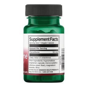 Emballage du Swanson Ultra Pterostilbène 50 mg