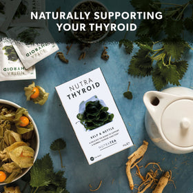 Emballage du thé Nutra Tea avec informations nutritionnelles