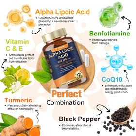 Emballage du Totaria Acide Alpha-Lipoïque 600mg - côté