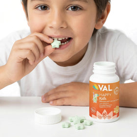 Emballage du VAL Magnésium pour Enfants avec informations nutritionnelles