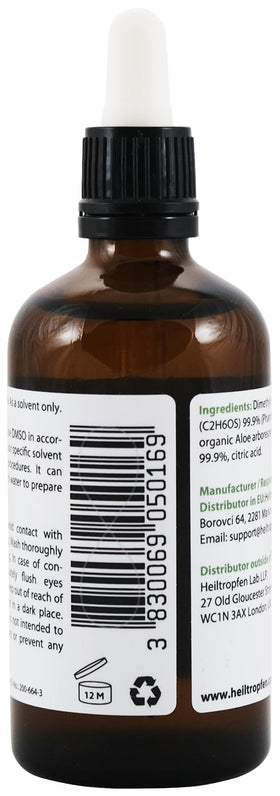 Emballage en tube en carton de Heiltropfen DMSO & Aloe Arborescense