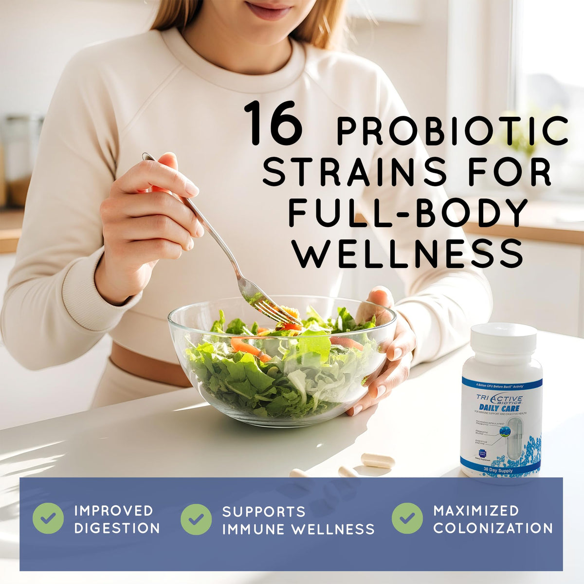Emballage Essential Source TriActive Biotics 30 capsules