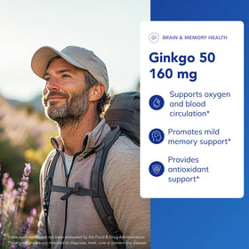 Emballage Ginkgo Biloba 160 mg Pure Encapsulations