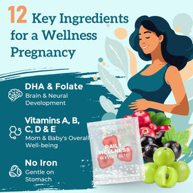 Emballage individuel des gummies prénatales Quorinthiumax