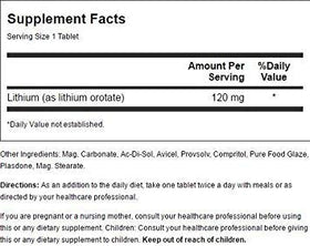 Emballage Lithium Orotate 120 mg ADVANCED RESEARCH