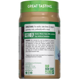 Emballage Nature's Truth Complexe de Champignons ouvert