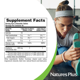 Emballage NaturesPlus Ultra Cranberry, vue de côté