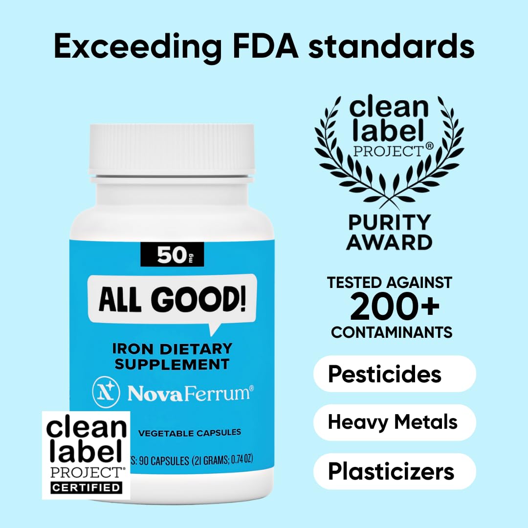Emballage NovaFerrum All Good Compléments de Fer 50mg