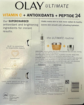 Emballage Olay Complément Alimentaire Vitamine C avec informations sur le produit