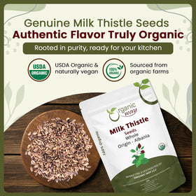 Emballage refermable des graines de chardon-marie Organic Way