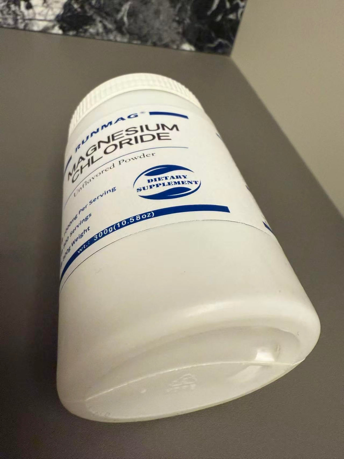 Emballage RUNMAG Poudre de Chlorure de Magnésium 300g