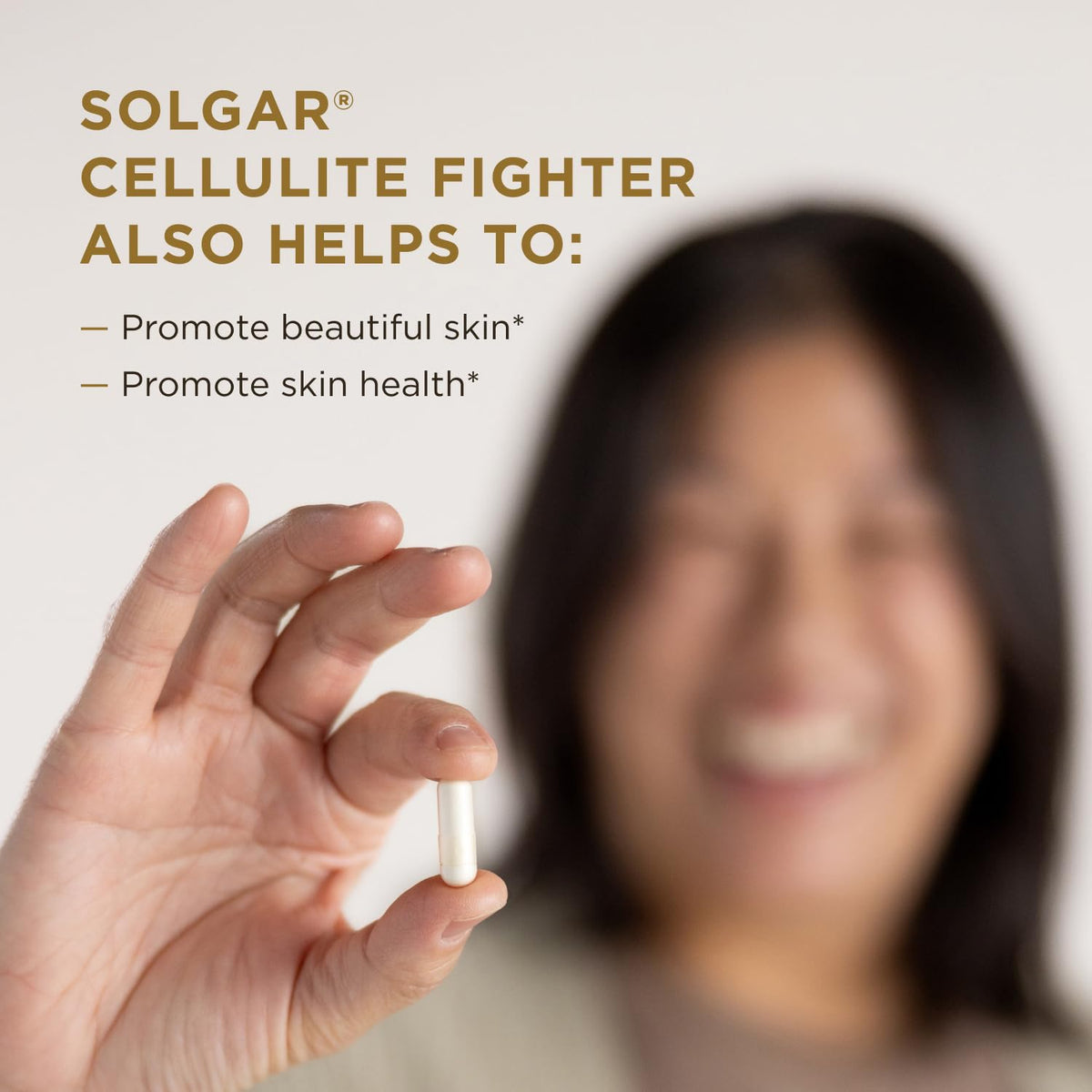 Emballage Solgar Cellulite Fighter 120g sur une table