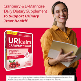 Emballage Uricalm Cranberry avec informations nutritionnelles