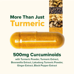Emballage VAHDAM Curcuma Curcumin 2000mg vue latérale