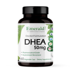 Emerald Laboratories DHEA 50mg capsules végétales vue de face