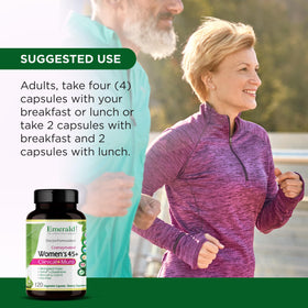 Emerald Laboratories Multivitamines Femmes 45+ 120 capsules végétales serving suggestion