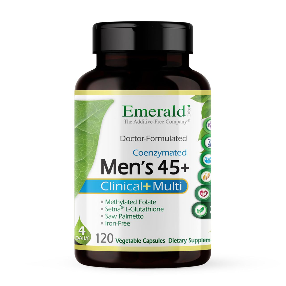 EMERALD LABS 45+ Multivitamines 120 capsules vue avant