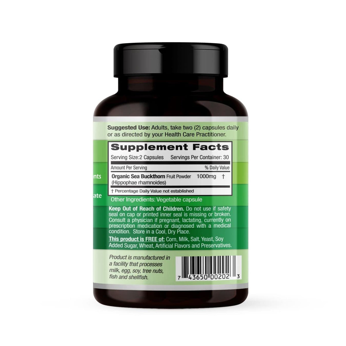 EMERALD LABS Baies de Cynorrhodon 60 Capsules Végétales ouvertes