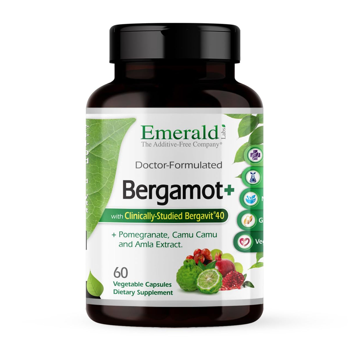 EMERALD LABS Bergamot+ 60 gélules végétales avant