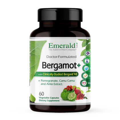 EMERALD LABS Bergamot+ 60 gélules végétales avant