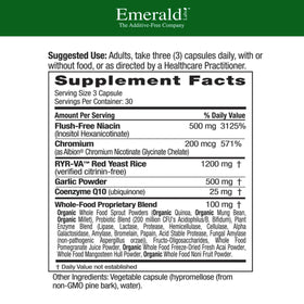 EMERALD LABS Cholesterol Health gélules, vue de côté