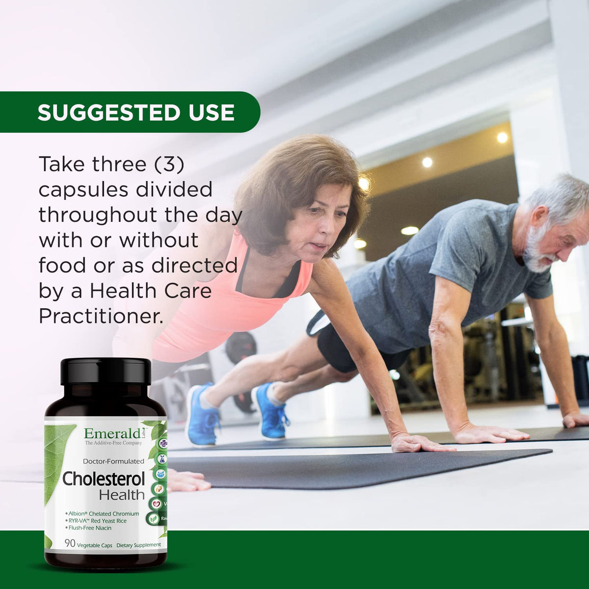 EMERALD LABS Cholesterol Health, ingrédients principaux