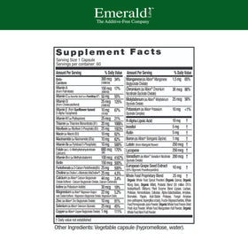 EMERALD LABS Complément Alimentaire Femme 60 Capsules emballage