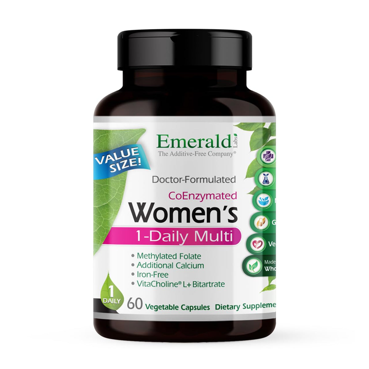 EMERALD LABS Complément Alimentaire Femme 60 Capsules vue de face