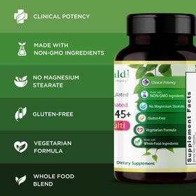 EMERALD LABS Complément Alimentaire Femmes 45+ vue de côté de l'emballage