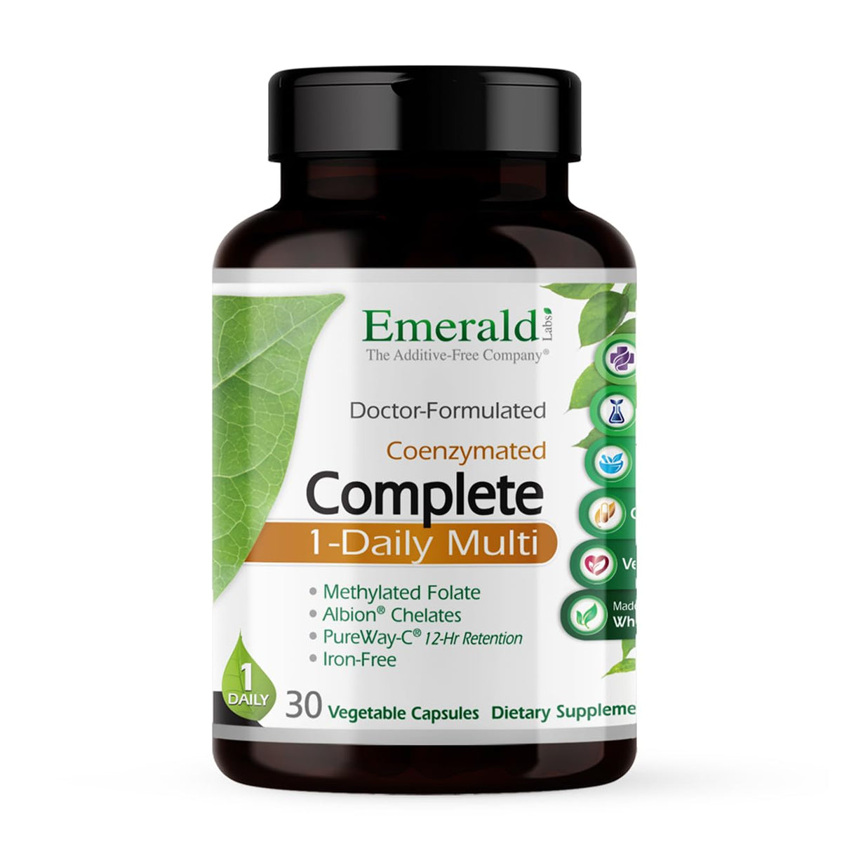 EMERALD LABS Complément Alimentaire Multivitamines 30 Capsules vue de face