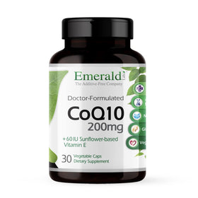 EMERALD LABS CoQ10 200mg 30 capsules de face