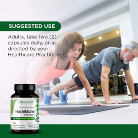 EMERALD LABS HashiMune Health boîte avec informations nutritionnelles