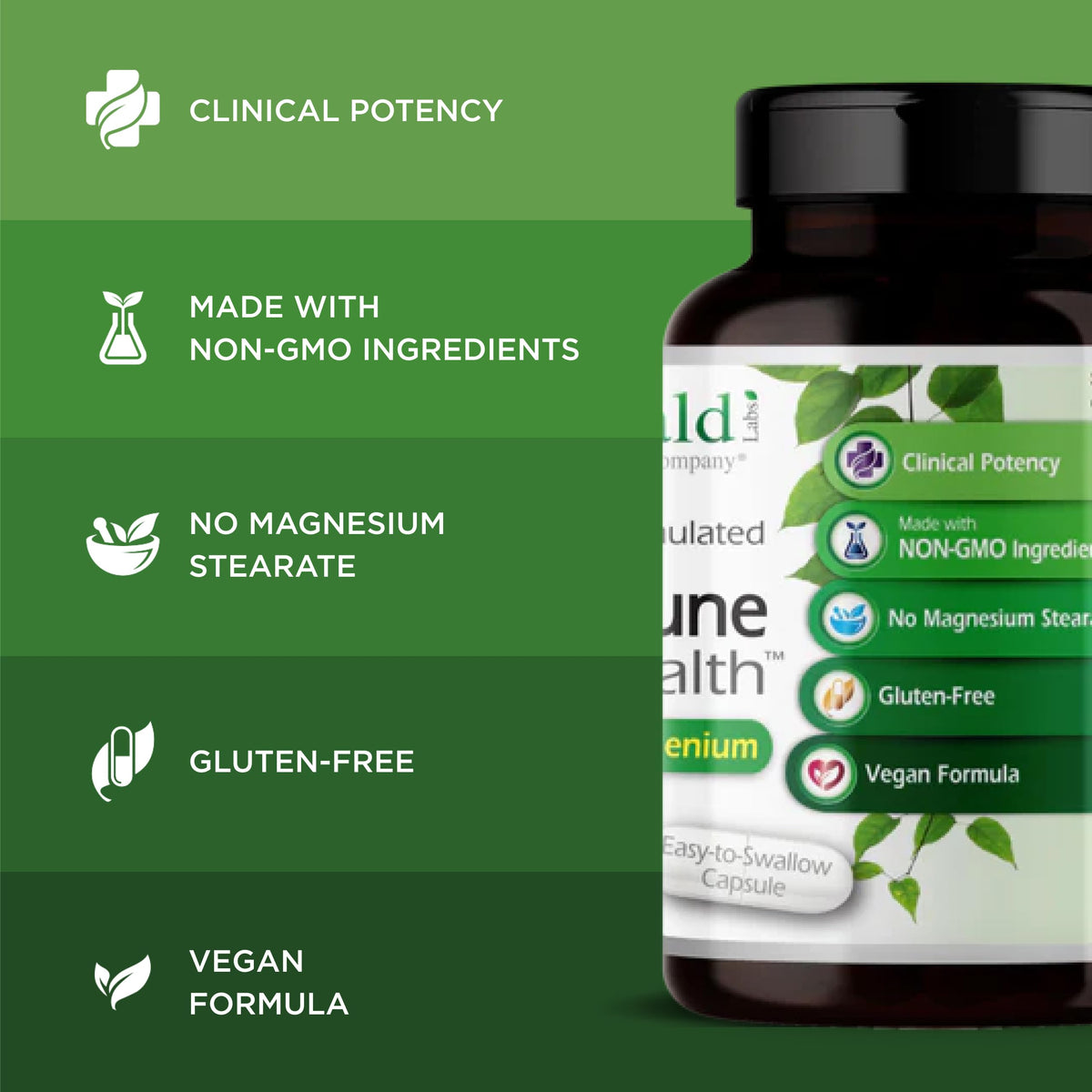 EMERALD LABS HashiMune Health capsules végétales ouvertes