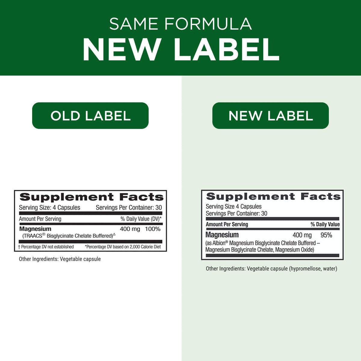 EMERALD LABS Magnésium 400mg 120 capsules emballage